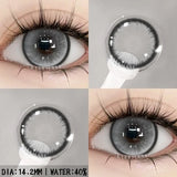 1Pair New Color Contact Lenses for Eyes Purple Lenses Gray Pupils Lens Brown Eye Lens Yearly Cosmetic Blue Eye Contacts