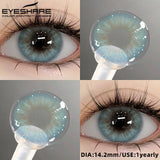 2pcs Natural Color Contact Lenses for Eyes Gray Lenses Colorcont Korean Lenses Yearly Beauty Brown Eye Contacts Lens