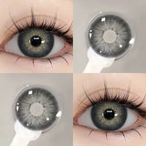 Natural Colored Contact Lenses Brown Eye Lenses Gray Contacts Blue Lens Colored Pupils Cosmetics Beauty Yearly Use