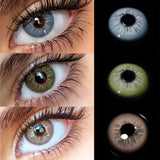 Unspoken Power Colored Contact Lenses with Prescription 14.2mm 6 Months Natural Eye Beauty Makeup Soft Lens