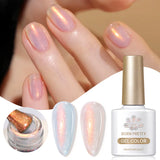 Green Guava Gel Nail Polish Cat Magnetic Light 10ml Sparkling Glass Bead Soak Off UV LED Varnish Salon Maniucre