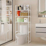 3 Layer Bathroom Washing Machine Storage Rack No Drill Multifunctional Movable Storage Organizer for Laundry Room