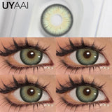 1Pair Fashion Big Lenses Colored Contact Lenses for Eyes Beauty Blue Eyes Lenses Natural Green Pupils Brown Grey Lens