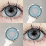 1 Pair Hot Sellers Myopia Lenses Colored Contact Lenses with Degree Korean Lenses Soft Green Lenses High Quality Lenses