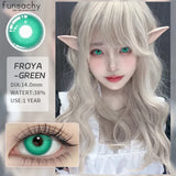 1pair Halloween Contact Lenses for Eyes Anime Cosplay Colored Lenses Beauty Pupils Black Lenses Red Lens