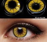  1Pair Colored Contact Lenses for Eyes Cosplay Yellow Lenses Beauty Halloween Red Lenses Blue Lenses Green Eye Contacts