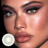 2PCS Colored Contact Lenses for Eyes Sunkissed Lenses Green Contact Lenses Gray Lense Fashion Beauty Pupils 1 Year