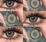 2pcs Natural Color Contact Lenses For Eyes Pattaya Green Lenses Blue Eye Contacts Lens Gray Beauty Pupils Yearly Use