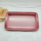 Rectangular Stoneware Plate 10” Plates Tray French Cool Color Gradual Spit Bone Dishs  Ceramic Dessert Vegetable Dining Plate