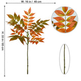 75/110cm Large Artificial Plants Fake Lacquer Tree Branch Plastic Leaves Tall Green Landscape Faux plant For Home Garden Decor