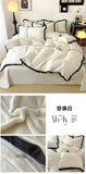 Winter Warm Bedding Set Flannel Duvet Cover for Home Thicken Velvet Queen King Size Luxury Bedroom Decor Quilt Cover Pillowcase
