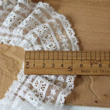 White Lace Lace Ribbons Accessories Lace Trim Handmade DIY Extended Clothes Pleated Sewing Decorative Fabric Skirt Hem Fabric
