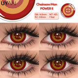 Halloween Cosplay Cosmetics Color Contact Lenses Red Color Lens Anime White Lenses Big Eye Lenses