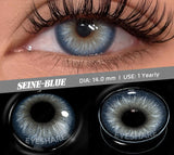 2pcs Color Contact Lens for Eyes Chocolate Makeup Lens Natural Blue Gray Eyes Contact Brown Beauty Lenses Green Contact