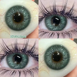 New Green Contact Lenses Blue Lens Beauty Eye lenses Color Contact Lenses for Myopia Color Pupils Halloween Lenses 2pcs