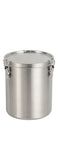 304 Stainless Steel Storage Tank Sealed Large Capacity Stackable Coffee Beans Grains Tea Storage Tank Kitchen Storage Container