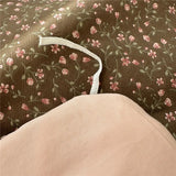 3/4Pcs Korean Princess Style Floral Ruffles Bedding Set Single Queen King Size Duvet Cover Set Bed Sheet Pillowcases