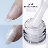 Wine Red Jelly Gel Nail Polish Glitter Nude Translucent Quick Extension Gel Semi Permanent Varnish UV Gel Nail Art 1