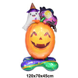 Halloween Inflatable Ghost Tree Balloons Pumpkins Mummy Miko for Outdoor Indoor Yard Halloween Party Kids Inflatable Toy Decor