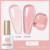 10ml Blossoming Gel Nail Polish Clear Watercolor Spreading Effect Functional Gel Easy To Apply Nail Art Design Home