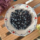 Creative Floral Plate Household Circular Serving Plates High-end Simple Fruit Dessert Dish Nordic Style White Ceramic Tableware