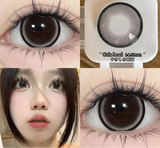 1Pair Colored Contacts Lenses with Myopia Yearly High Quality Brown Large Diameter Natural Beauty Pupils Fast Shipping