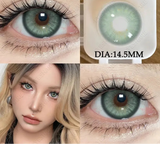 1Pair Natural Colored Contact Lenses 1Pair Beauty pupillents Yearly Grey Pupils Brown Contacts New Cosmetic