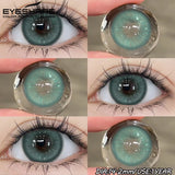 1 Pair Color Contact Lenses for Eyes fashion Color Eye Lens Brown Eye Lenses  Gray Pupils Lens Yearly soft lenses