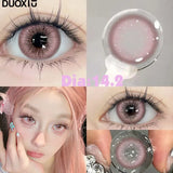 1 Pair Yearly Korean Lenses Popular Color Contact Lenses With Prescription Myopia Lenses  Halloween Lenses Cosplay Blue