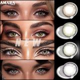 NEW Natural Color Contact Lenses for Eyes MAYKHIE Lenses 14.2mm Beautiful Pupil Brown Soft Eye Contacts