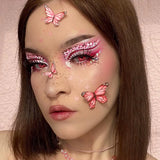 2pcs Halloween Cosplay Contact Lenses Pink Red Lenses Multi-colored Lense Anime Cosplay Lenses Fashion Lens