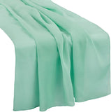 Beautiful Soft Chiffon Table Runner Tablecloth Wedding Bridal Party Home Decor Chair Sash Party Decoration Banquet Supplies 1pc