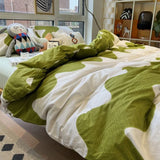 Ins Nordic Butterfly Bedding Set Flat Bed Sheet Duvet Cover Twin Full Queen Nordic Bed Linen Boy Girl Bedding Sets