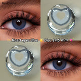 1 Pair Colored Contact Lenses for Eyes Natural Eye Pupils Contact Blue Lenses Green Lenses Fashion Lenses 2PCS