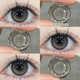 1 Pair Myopia Fashion Lens Prescription Colored Contact Lenses Beauty Pupils Purple Eye Lenses Blue Eye Color Lenses