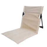 Ultra-Light Folding Camping Chair with Backrest,Outdoors Relaxing Floor Seat for SwimmingPool Beach Lawn Picnic Road Trips