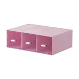 Modern Minimalist Desktop Storage Box Transparent Drawer Cosmetic Office Stationery Organizer Partition