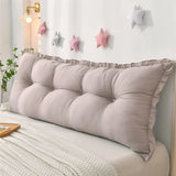 Bedhead Anti-collision Soft Cushion Nordic Style Double Large Backrest Can Be Dismantled and Washed Watching Drama Waist Support