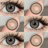 1pair Colored Contact Lenses for Big Eyes Blue Beauty Pupils Gray Eye Lenses Brown Eye Contacts fashion Green Lenses