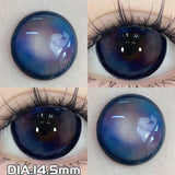 1 Pair Super Contact Lenses for Eyes Fashion Color Pupils Makeup Eye Lenses Green Contact Lenses Pink Brown Blue Lenses