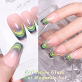 Auroras Cat Magnetic Gel Nail Polish Reflective Sparkling Glitter Semi Permanent Nail Art Soak Off LED UV Gel Varnis