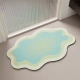 Dopamine Diatom Mud Bathroom Floor Mat Carpet Toilet Door Absorbent Quick Drying Anti Slip Foot Mat Kitchen Door Mat
