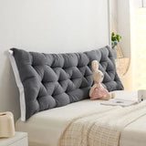 Ins Princess Wind Bedhead Cushions Soft Package Backrest Waist Protection Cushion Dormitory Anti Collision Wall Bedheads Cover
