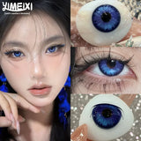 1 Pair New Product Korea Cosplay Contacts Lenses Fashion Yellow Brown Soft Color Contacts Fast Shiping Yearly
