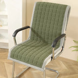 Milk Velvet Integrated Chair Cushion Household Dining Chair Cushion Comfortable Stool Covers for Prolonged Sitting in The Office