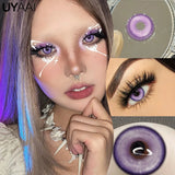 NEW Cosplay Colored Contact Lenses for Eyes Anime Purple Lenses Cosmetic Blue Eye Contacts Brown Natural Fashion Lenses
