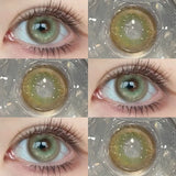 14.2mm 6 Months Disposable Colored Contact Lenses for Daily Dating Soft Lens Eye Beauty Makeup Contacts