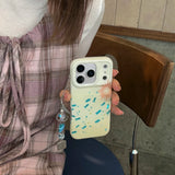 Cute IMD Bling Blue Foil Fish Phone Case for IPhone 15 16 Pro Max 17 Promax 14 Pro Max Shockproof Fish Soft Back Funda Cover