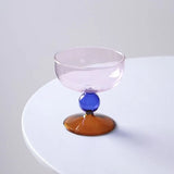 Colorful Glass Bowls Icecream Glass Bowls Creative Kitchen Salad Soup Container Tableware Soup Fruit Bowls Dining Utensils Gifts
