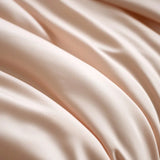 Color Blocking Bedding Set 600TC Lyocell Bamboo Fiber Soft Silky Cool Feeling Duvet Cover Flat/Fitted Bed Sheet Pillowcases 4Pcs